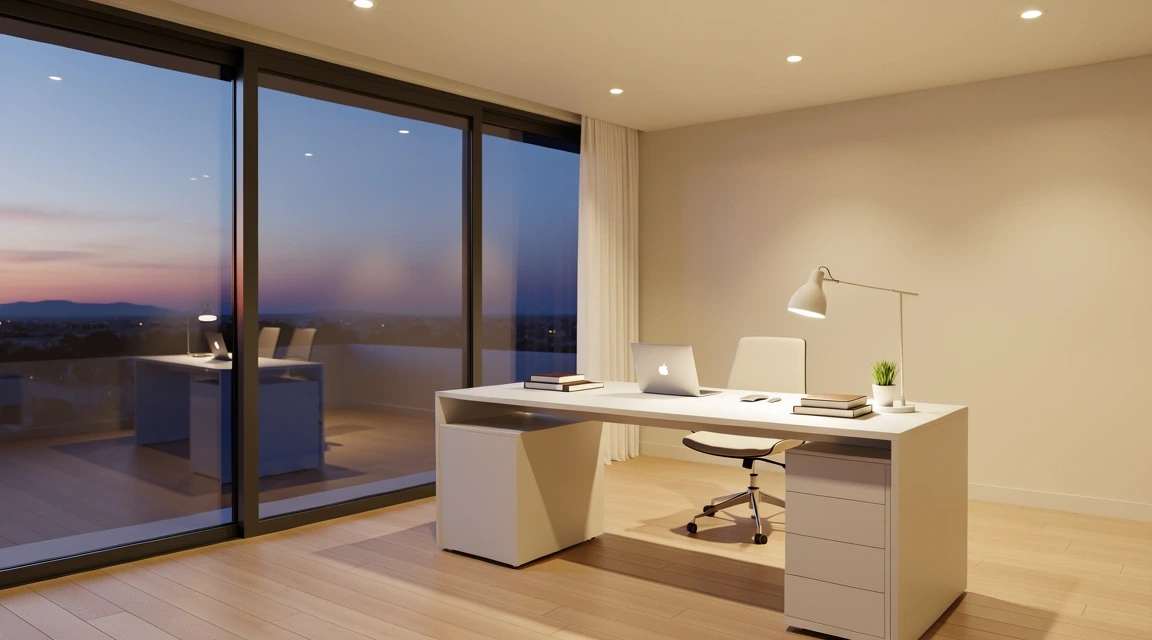 Entorno de trabajo calmado